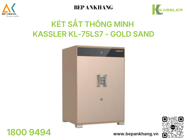 Két sắt thông minh Kassler KL-75LS7 - Gold Sand